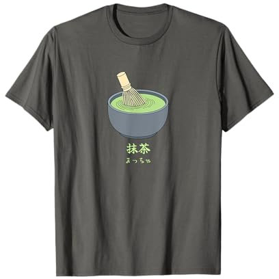 Bol à matcha avec fouet à thé en bambou, amateurs de thé vert japonais T-Shirt