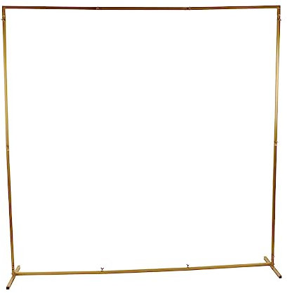 Arche de mariage carrée en métal pour décoration de cadre de jardin