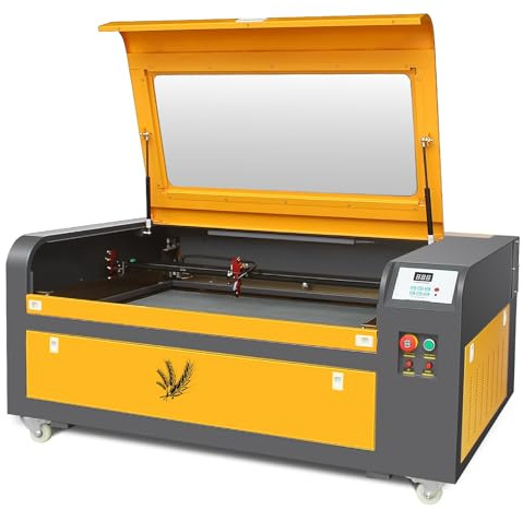 Furvveerr CO2 Laser Graviermaschine 100W Lasergraviermaschine CO2 900mm x 600mm Lasergravur Maschine Laser CO2 Ausgestattet mit RECI Laserröhre und M3 Mainboard