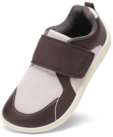 SAGUARO Niños Niñas Zapatillas Barefoot Sneakers Minimalistas de Deporte Calzado Descalzo Zapatos Casuales para Wide Toe Box Púrpura Oscuro, 36 EU