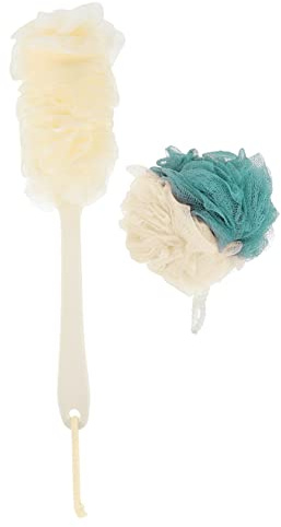 4 Pezzi Spugne Bagno Spazzola per Doccia e Palline Schiumose Profonda Della Assortiti Colore Casuale
