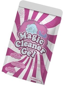 KieTeiiK Gel de limpieza pegajoso para zonas de difícil acceso, ventilación de coche, electrodomésticos, colector seguro, gel de limpieza multiusos