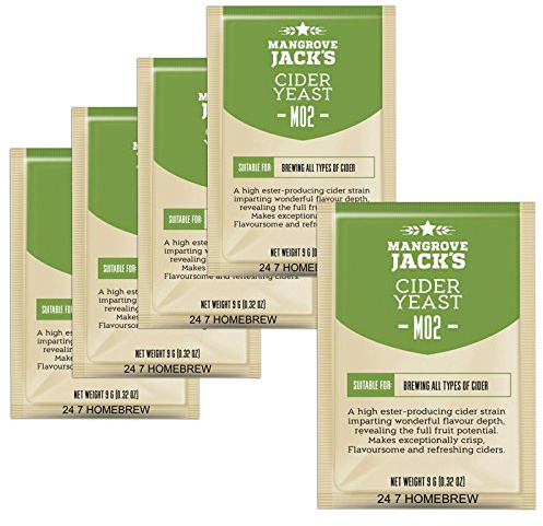 Mangrove Jack Hefe Cider M02 Craft Series Hefe, 9 g, 23 l, 5 Stück