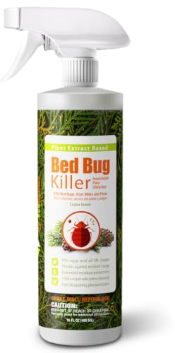 Bed Bug Killer Spray By Ecoraider, All-natural & Non-toxic, Lab Certified and Field Proven (16 Oz Spray Bottle)