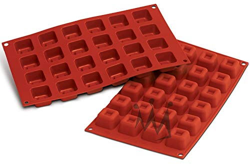 Stampo 300x175mm Silicone PROFESSIONALE Silikomart SF080 Small Square Savarin