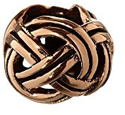 NKlaus Bijoux de cheveux Barbe Perle RAGHNA Modèle de nœuds Perle bouclée en bronze 6463