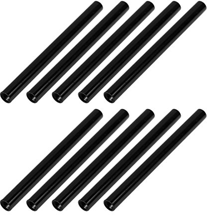 sourcing map 10Stk. M3 x 60mm Runde Aluminiumsäulenlegierung Abstandshalter Bolzenbefestigung für Quadcopter Schwarz