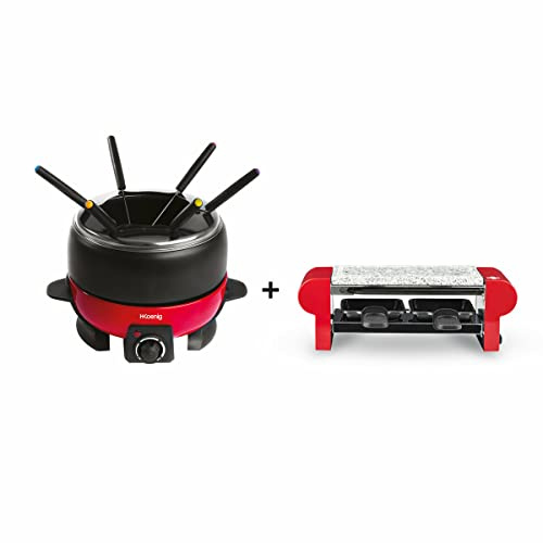 H.KOENIG ALP1800 + RP2 APPAREIL A FONDUE 2 L ET PIERRE/RACLETTE
