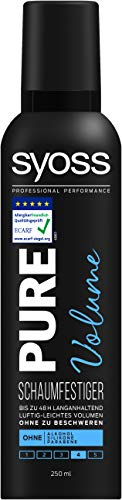 Syoss Mousse coiffante Pure Volume - Tenue 3-250 ml