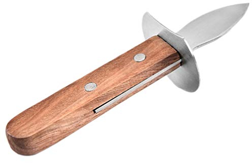 1 Pc Couteau à Huîtres En Acier Inoxydable Ouvre-huîtres Outil De Coupe D'huîtres Machine à Ouvrir Les Huîtres Pince à Écailler Les Huîtres Palourdes Positionner En Bois