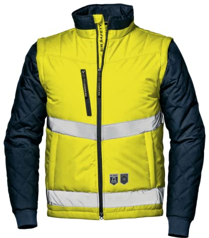 Sir Safety System MC4114ECL Driver Bundjacke, Warnschutz-gelb/blau, Größe L