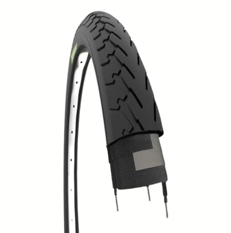 Reifen 700 x 28 C | Reifen schwarz 28 x 1 5/8 1/8 (28-622) Gummi Straßenfahrrad Citybike Slick