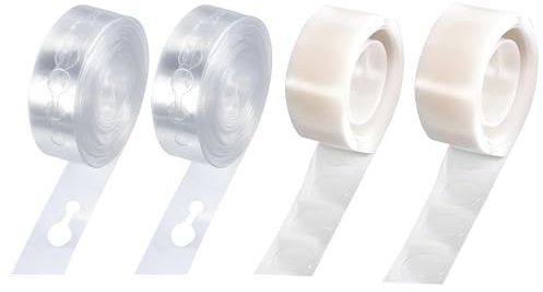 Balloon Arch Kit,Balloon Arch Tape Strip,Balloon Glue Dots Decorations | Double Sided Adhesive,Balloon Garland Decorating Strip for Party Wedding/Birthday/Baby Shower(Double Hole*2+Glue Dot*2)