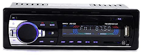 BOOMBOOST 1 Din 24V 520 Bluetooth autoradio Lecteur de Voiture MP3 stéréo Mains Libres Audio Radio Support AUX Carte SD U Disque Lecteur de Carte SD