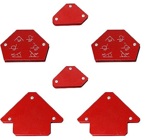 RIVERWELD Magnetic Welding Holder Set Steel Fixed Angle Soldering Positioner Welding Tool Holding Power Welding Accessories 6pcs