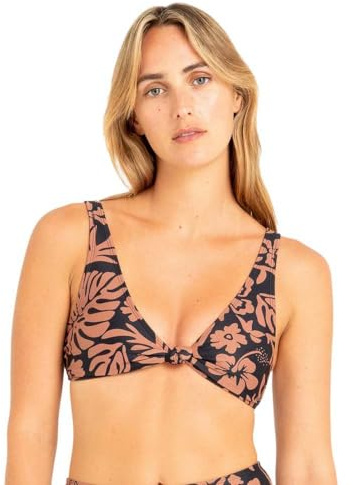 Hurley Bayside Knot Top Bikini Top para Mujer