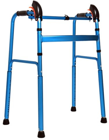 wanghaiyanBD Elderly rollator - Up and Down Stairs Walker Lightweight Aluminum Adjustable Mobility Walking Aid-Retractable Four-Pointed Cane Elderly