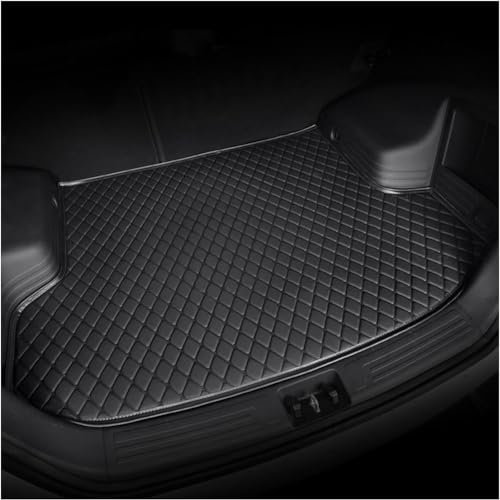 LIMINFACAI Coche Cuero Alfombrillas Maletero para Toyota CHR 2018-2024, Tronco Bandeja Protectora A Medida Forro Alfombra Impermeable Accesorios,A/Black