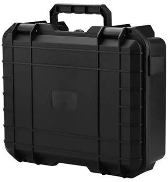 Ayztantine Fotokoffer Mit Schaum 1 stück wasserdichte Harte Tragetasche Werkzeugkoffer mit vorgeschnittenem Schwamm Aufbewahrungsbox Sicherheitsschutz Organizer Hardware-Toolbox(340x270x100mm)