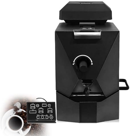 URJWAN Electric Coffee Bean Roaster Commercial Roaster,Electric Coffee Bean Roaster, Commercial Automatic Coffee Roaster, with 3 Baking Curve, with Smoke Filter, for Home, Commercial, Restaurant