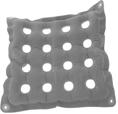 HAPINARY Aufblasbares Sitzkissen Für Rollstühle Flugzeugsitze Und Bürostühle Atmungsaktives Kissen Aus PVC Und Flockmaterial Leicht Zu Transportieren Und Schnell Aufzublasen