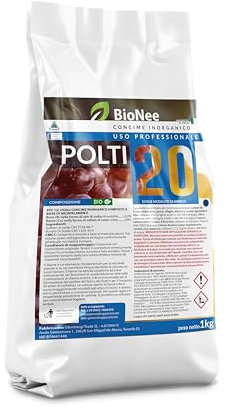 Poltiglia Bordolese Rameica - POLTI 20 | Concime Inorganico a Base di Solfato di Rame | Supporto Nutrizionale per Piante e Colture 1 kg