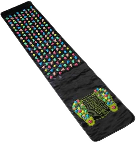 Fußmassage Walk Matte, Walkroad Foot Massage Pad Stone Matte | Lange sitzende Arbeiter und ältere Anti-Rutsch-Füße Massage Matte Dieses leichte Steinmatten -Fußmassa faltbar für Wohnzimmer, Badezimmer