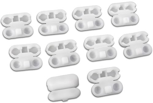 10 Stück Kunststoff-Kettenverbinder für Rollos und Jalousien, Kordelverbinder für Seitenzug-Springrollos, Ersatzrollo