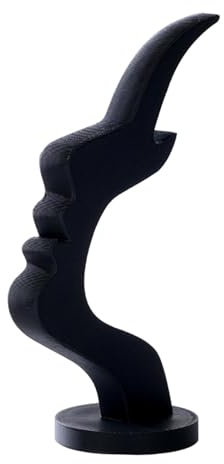 LeeQinersw Brillenhalter Brillenständer Brillenablage Sonnenbrillenständer Aus Robustem PP mit Dekorativer Optik für Brillenträger Büro Zuhause Geschenk Wohnzimm, Schwarz