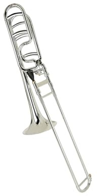 Trombón De Metal Trombón Tenor De Plástico Chapado En Oro O Plata Instrumento De Viento Metal En Si Bemol Práctica De Interpretación Profesional(Silver plated)