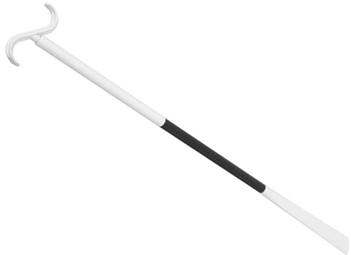 Vaguelly Bâton d'Aide à L'Habillage Réglable en Plastique Solide Chausse-Pied Long pour Personnes Âgées et Femmes Enceintes Dispositif Multifonction pour Enfiler et Retirer Chaussettes