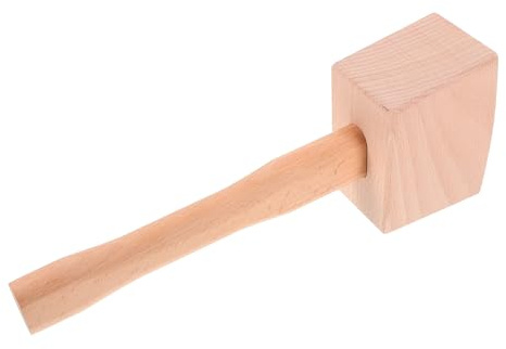 HAPINARY Carpenter Wooden Mallet Heavy Duty Solid Beechwood Hammer for Wood Carving, Joinery and Home Renovation Hand Tool