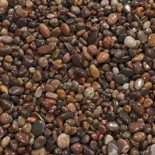 Polar White Chippings 10mm Decorative Garden Gravel Stones – 20kg Bag for Landscaping, Paths, Borders and Outdoor Ground Cover (North Sea Pebbles)