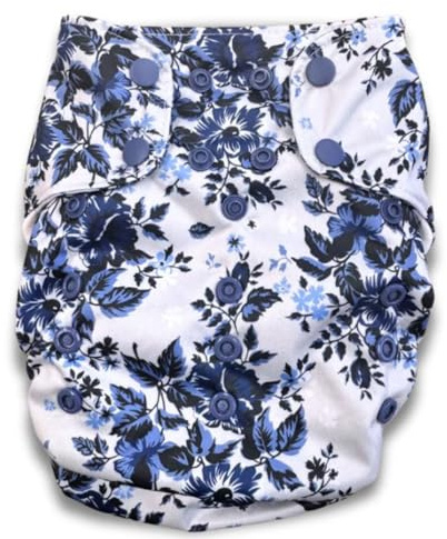 Smart Bottoms Smart One 4.0 AIO Stoffwindel One Size (ca. 5–16 kg) – All-in-One, mitwachsend, Bio-Baumwolle, waschbar & wiederverwendbar, hautfreundlich & nachhaltig (Anastasia)