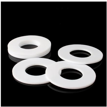 Arandelas de sellado de PTFE, Paquete de 20 arandelas planas PTFE 1,25 mm espesor, diámetro interior 35-115 for manómetros y juntas tuberías(85x90x1.25mm)
