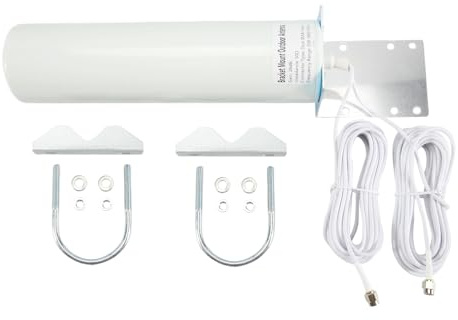 Ksrnsne 4G LTE Antenne SMA Externe Antenne 3G 4G Außenantenne 10-12DBi mit Dual SMA Anschluss für 3G 4G Router Modem