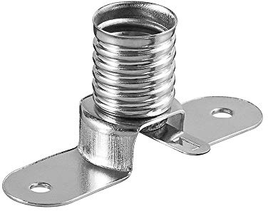 Lampenfassung Sockel E10 mit Lötfahnen
