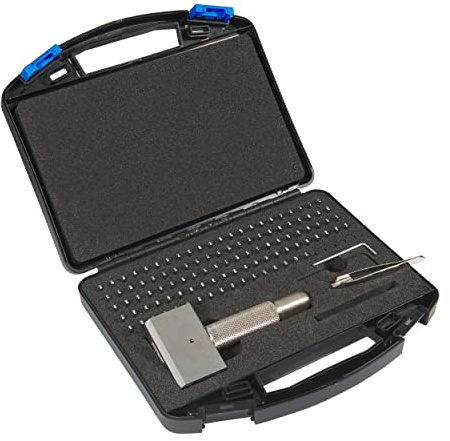 GRAVUREM Europa-Typensortiment/Typenset/Typenhalter-Satz/Schlagzahlen/Schlagbuchstaben - 2,5mm