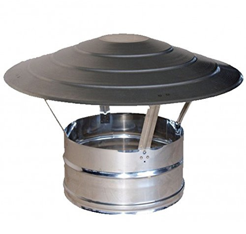 MISTERMOBY CAPPELLO CINESE CERTIFICATO ACCIAIO INOX COMIGNOLO FUMAIOLO DA 300 MM FEMMINA