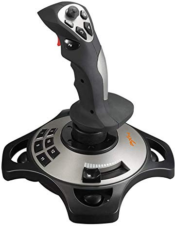 PXN Flight simulator controls 2113 pc flight joystick controls with Vibration Function and Throttle Controls Wired Flight Stick for PC Windows XP/VISTA/7/8/10/Computer/Laptop(PC only)
