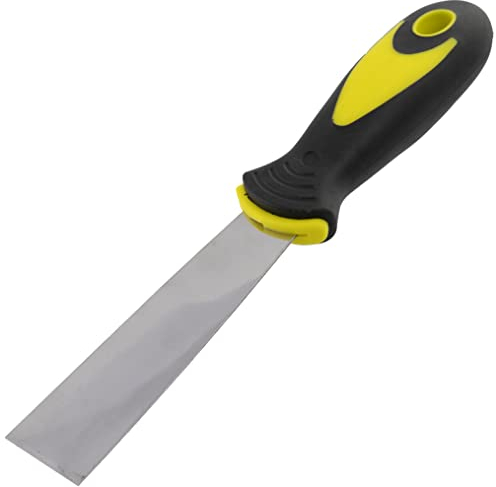 AERZETIX - C46009 - Spatel/Messer Farbe 30mm - Kitt/Beschichtungsmesser - Mauerwerk Spatel - Tapetenschaber - Stuckateur/Trockenbauer/Maurerwerkzeug - Bi-Material Kunststoffgriff