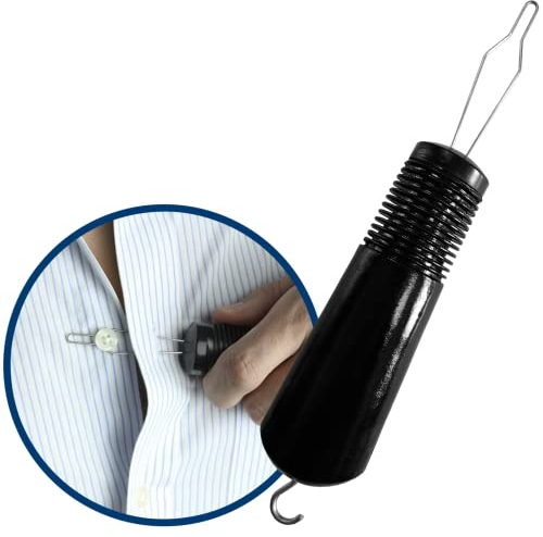 Von Ärzten Entworfen, Anziehhilfe für Knopfhaken und Reißverschlüsse, Hilfsgerät, Werkzeug zum Anziehen von Kleidung, Hilfsmittel zum Knöpfen von Hemden, Einhandbedienung, Behinderte und Senioren