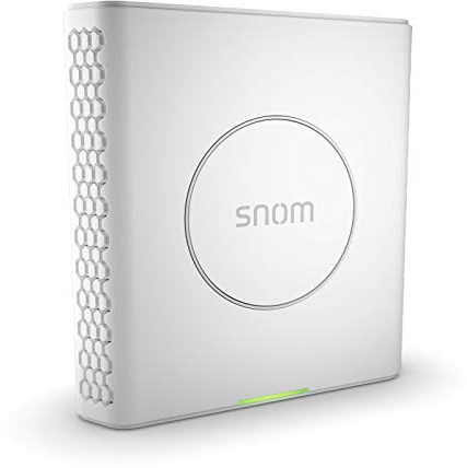 Snom M900 IP Telefon DECT Telefon Multicell Basisstation (bis zu 4.000 Basisstationen, bis zu 16000 Mobilteile, bis zu 8 Paralell-Anrufe pro Basis, PoE), Weiß, 00004426