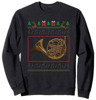 All I Want For Christmas Is A French Horn Waldhorn Musiker Sweatshirt