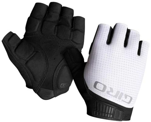 Giro Bravo II Gel Men Road Cycling Gloves - White (2024) Medium