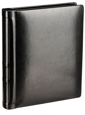 Camden Photo Album(8x10, 10 pages) Black Slip In Album, Genuine Leather