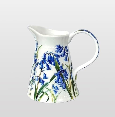 fine Bone China Pitcher/jug 18cm Bluebell Design