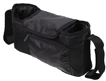 HEMOTON Kinderwagen Organizer Hänge Tasche aus Oxford Stoff mit Großer Kapazität und Leichtem Design für Praktische Aufbewahrung von Babyzubehör Beim Spaziergang