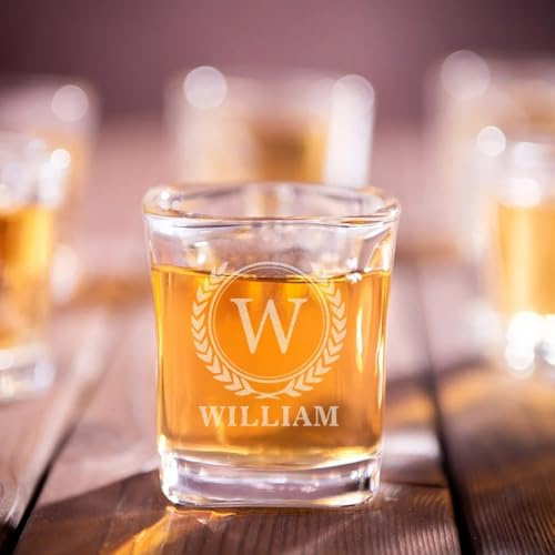 6-Pack Vaso De Fiesta Personalizado Con Cualquier Nombre, Vaso De Whisky Personalizado Grabado, Copas De Vino Para Bodas, Vaso De Cerveza Para Hombre Él, Papá, Padre, Hermano, Hijo Adulto