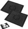 2 Piezas Inserto para Fregadero, Almohadilla de Drenaje de Fregadero, Almohadilla de Fregadero de Silicona Cuadrada, Almohadilla de Drenaje de Fregadero de Silicona de 31 X 26 cm, Cocina, Baño